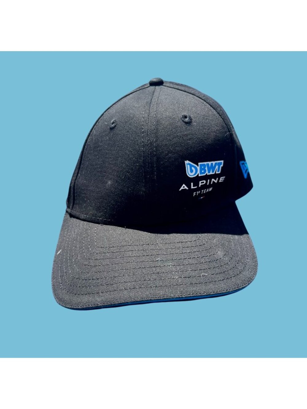 BWT Alpine F1 Team New Era Black Adjustable Hat 100% Cotton